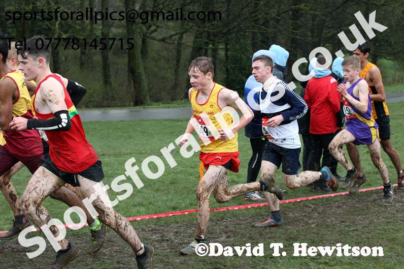Intermediate boys 2019 New Balance English Schools Cross Country Champs, Temple Newsam, Leeds. Photo:  David T. Hewitson/Sports for All Pics